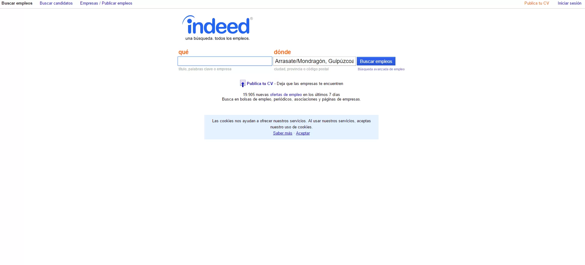 buscador de empleo indeed