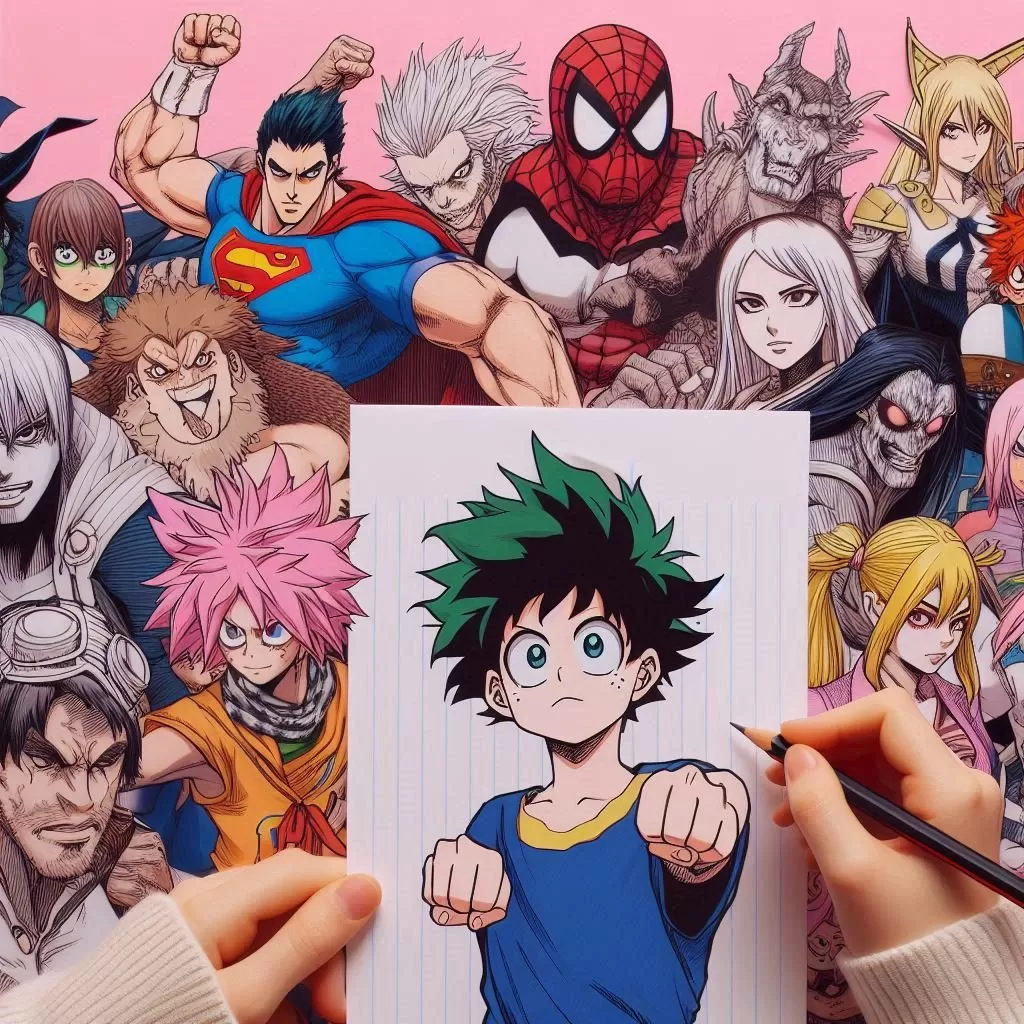 dibujo de comic manga