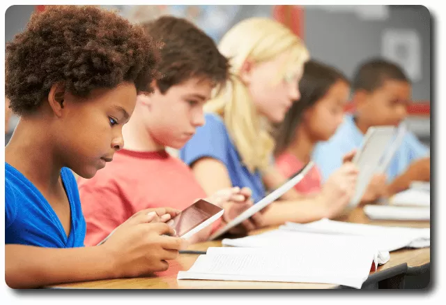 Uso de tablet en el aula