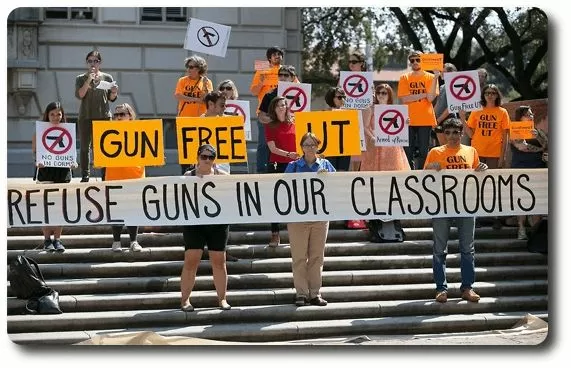 Armas en la universidad de Texas